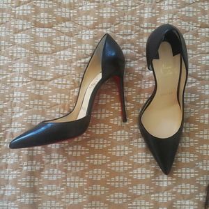 Christian Louboutin Iriza 100 Napa Black size 36.5